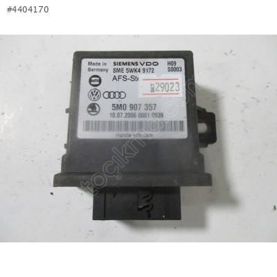 Audi Volkswagen Seat Far Ayar kontrol Beyni 5M0907357 5WK49172