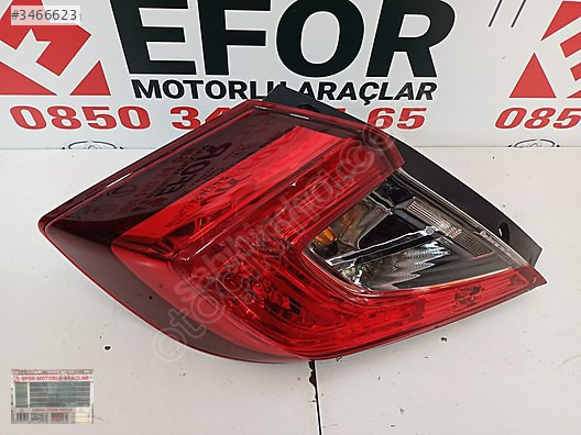 HONDA CIVIC FC5 ORJİNAL ÇIKMA SOL ARKA STOP 16-21