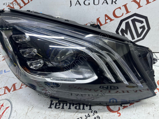 Mercedes w222 s class makyajlı sağ far w 222 orjinal çıkma