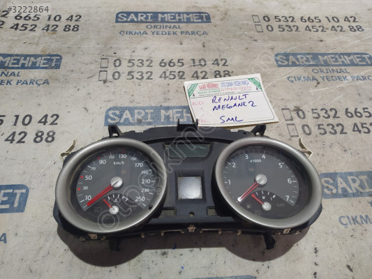ÇIKMA RENAULT MEGANE 2 KİLOMETRE SAATİ GÖSTERGE SAATİ 8200170524E
