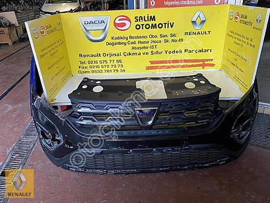 DACİA SANDERO STEPWAY 2021 ÇIKMA ORJİNAL ÖN TAMPON VE D