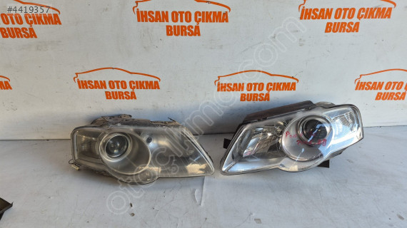 Passat b6 sağ sol orijinal far mercekli
