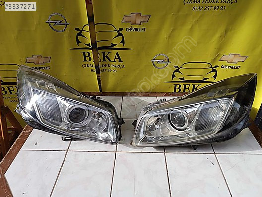 OPEL İNSİGNİA A SAĞ SOL FAR ÇIKMA ORJİNAL YEDEK PARÇA