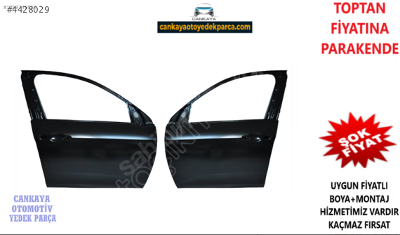 FİAT EGEA ÖN KAPI SAĞ/SOL SIFIR ADET SIFIR- 52204527-52204536