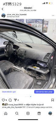 Hyundai i20 torpido göğüs airbag