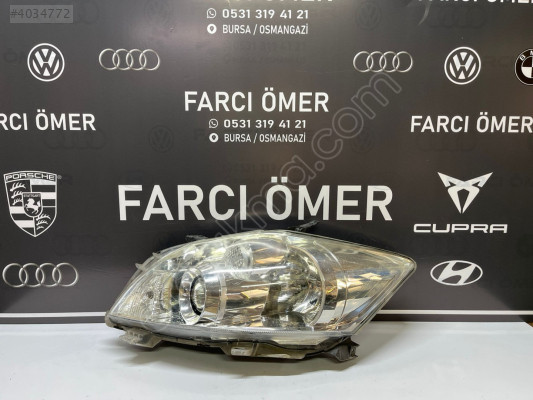 TOYOTA AURİS SOL ÖN FAR ORJİNAL