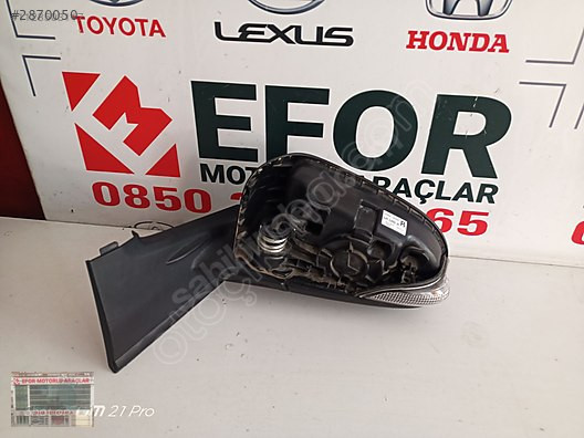 TOYOTA YARİS SOL AYNA ÇIKMA ORİJİNAL PARÇA 2012-2019