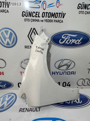 Yeni kasa corolla sağ ön çamurluk çıkma orjınal