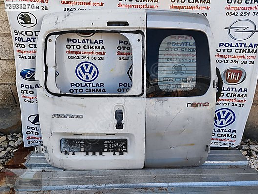 Fiat Fiorino bagaj kapağı orijinal çift kapı