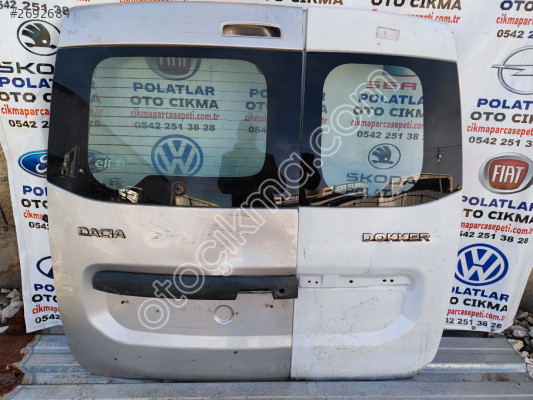 Dacia Dokker bağaj kapağı orjinal sağ sol dolu