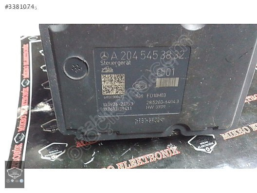 A2045453832 MERCEDES W204 ABS BEYNİ