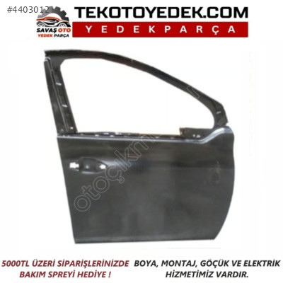 PEUGEOT 208 ÖN KAPI SAĞ SOL 2012 2013 2014 2015 VE ÜZERİ KAMPANYA