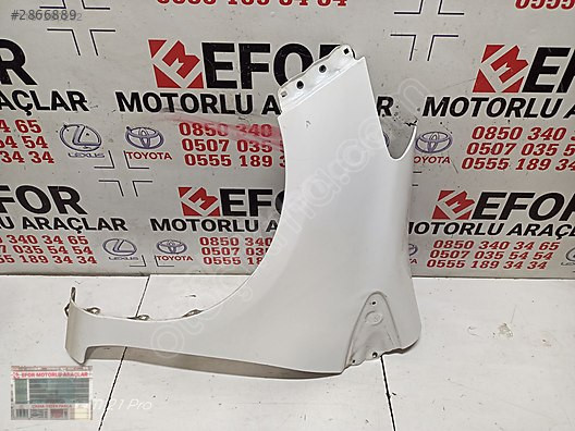 TOYOTA YARİS SOL ÖN ÇAMURLUK ÇIKMA ORİJİNAL PARÇA 2012-2018