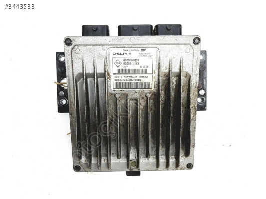 Clio 3 Captur Modus Motor Beyni 8200399038 8200513163 R0410B034A