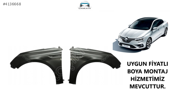 MEGANE 4 ÖN ÇAMURLUK SAĞ/SOL SIFIR ADET FIYAT 631001203R