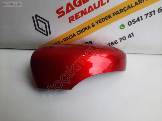 Clio 4 Captur Orijinal Çıkma Sol Ayna Kapağı Kırmızı 963734621R