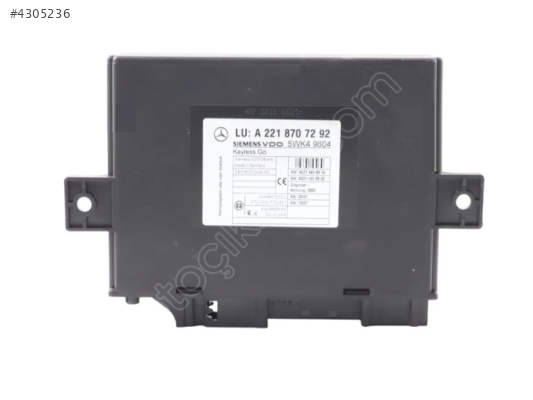 Mercedes W221 Keyless Go Beyni A2218707292 5WK49604 Garantili