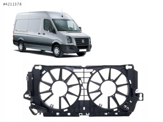 Vw Crafter Fan Davlumbazı Çiftli 2006-2016 2E0121207K
