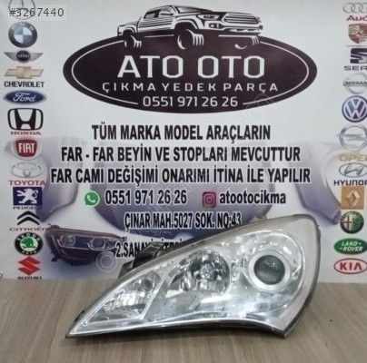 HYUNDAİ GENESİS COUPE ORJİNAL ÇIKMA SOL FAR