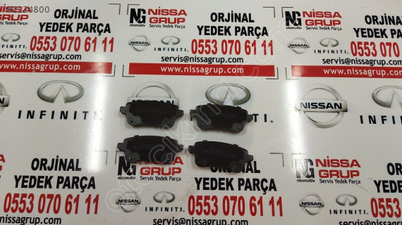 NİSSAN JUKE ARKA FREN BALATA SIFIR F16 2020-2022 44060-00Q3C