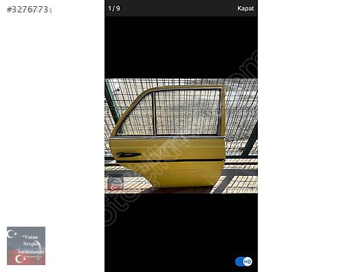 MERCEDES 2009 1984 MODEL SAĞ ÖN-SAĞ ARKA KAPI DOLU