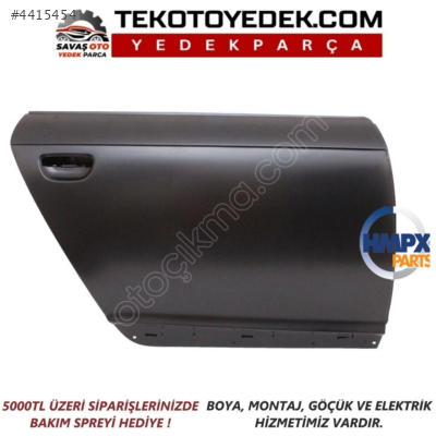 AUDİ A6 ARKA KAPI SAĞ SOL 2005 2006 2007 2008 2009 2010 2011