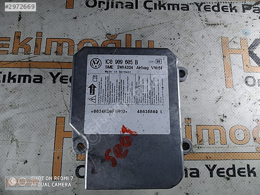 VW PASSAT B5 GOLF SKODA 1C0 909605 B AİRBAG BEYNİ