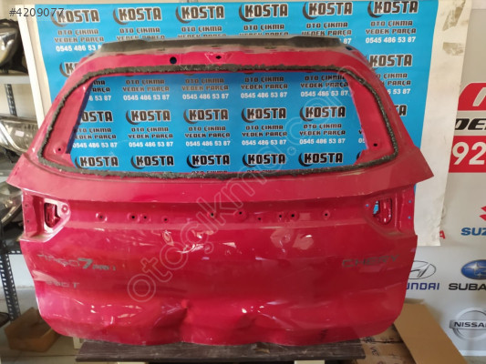 CHERY TİGGO 7 ARKA BAGAJ KAPAĞI