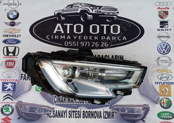 AUDİ A3 ORJİNAL CIKMA SAĞ FAR