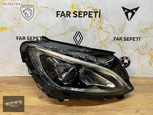 MERCEDES W205 SAĞ FAR (ORJİNAL SIFIR LOGOLU) - A2059067403