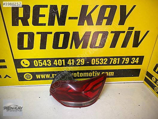 265509530R DACİA SANDERO 3 SAĞ ARKA STOP ORJ RENKAY OTO KOCAELİ