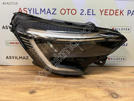 RENAULT CLİO 5 SAĞ FAR İCON PAKET ORJİNAL OEM:260109379R