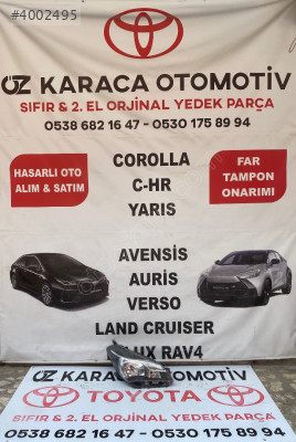 2013-2018 TOYOTA YARİS ÇIKMA ORJİNAL SAĞ ÖN FAR