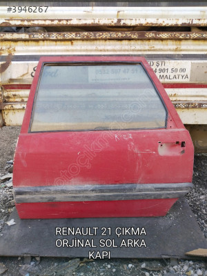 RENAULT 21 ÇIKMA ORJİNAL SOL ARKA KAPI