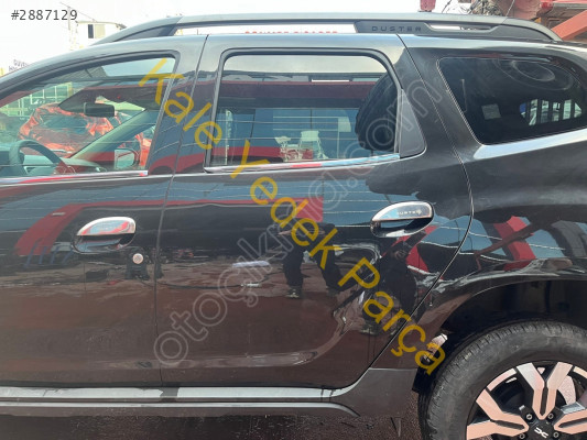 Dacia Duster 2 XJD Sol Arka Kapı Hatasız Boyasız Orijinal Siyah