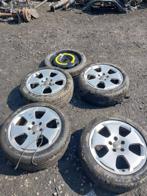 2005 Audi A3 için Orjinal Çıkma Çelik Jant ve Lastik Seti