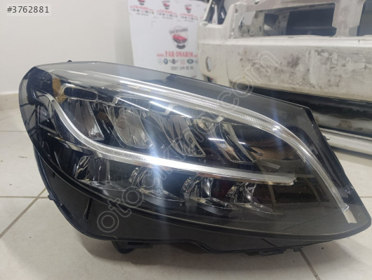 MERCEDES W 205 SAĞ FAR ORJİNAL ÇIKMA 4 PİN!