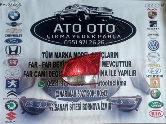 VOLKSWAGEN GOLF ORJİNAL CIKMA SAĞ IÇ STOP