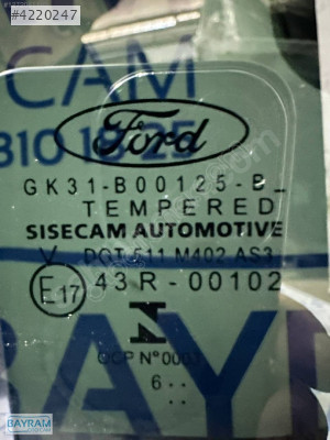 FORD TRANSİT T18 SAĞ 3.YAN CAM ORJİNAL