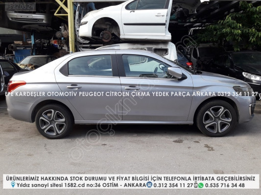 citroen c-elysee çıkma boş kasa kupa