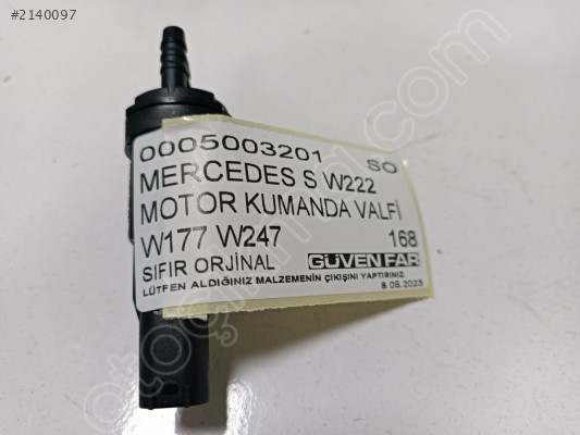 MERCEDES S W222 W177 W247 MOTOR KUMANDA VALFİ 0005003201 SO