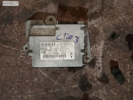 RENAULT CLİO 3 AİRBAG BEYNİ DENİZ FİAT