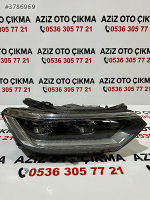 PASSAT B8 HİGHLİNE SAĞ ÖN FAR ORJİNAL ÇIKMA