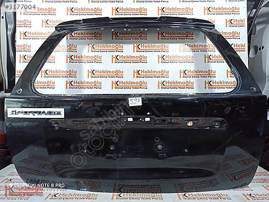 KİA SPORTAGE BAGAJ KAPAĞI KAPUTU ORJİNAL HASARLI SİYAH