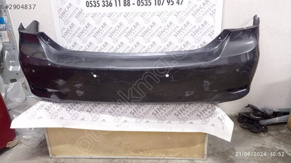 TOYOTA COROLLA 2010 2011 2012 ARKA TAMPON ÇIKMA ORJİNAL