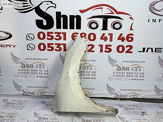 NISSAN QASHQAI BEYAZ SAG ÖN ÇAMURLUK ORJINAL
