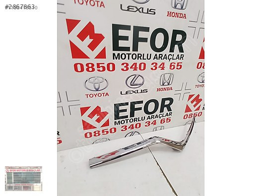 HONDA CRV ORJİNAL ÇIKMA ÖN SOL PANJUR KROM 10-12