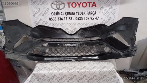 TOYOTA C-HR CHR 2016 2019 ÖN TAMPON ÇIKMA ORJİNAL