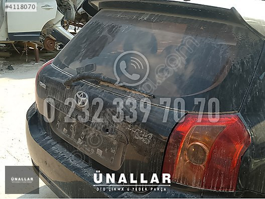 TOYOTA COROLLA BAGAJ KAPAĞI ve TÜM AKSAMLAR| ÜNALLAR OTO ÇIKMA |