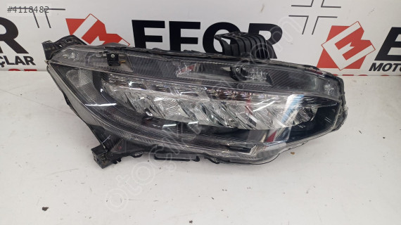 HONDA CİVİC ORJİNAL ÇIKMA SAĞ ÖN FAR 16-21